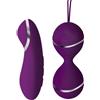 SuperLove Remote Controlled Vibrating Love Balls Purple
