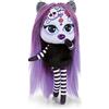 NICI Bambola Peluche Pixidoos Sunli con 3 Accessori in Confezione Regalo 20cm, Colore Viola/Nero, 20 cm, 47505
