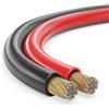 toolcity cavo audio cavo altoparlante (Zwilling litze) 2 X 0,75 mm² (Box) 50 m Rosso/Nero