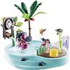 PLAYMOBIL Family Fun 70610, Piscina con Giochi d'Acqua, per Giocare con l'acqua, dai 4 Anni