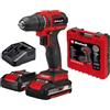 Einhell Akku-Bohrschrauber TE-CD 18/40 Li BL (2x Akku 2,0A