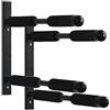 4boarder Wall-SUP 4boarder® - Supporto da parete per 2 | Stand-up Paddleboard | S.U.P. | Tavola da surf | Longboard | Cavaliere | Kayak | Nero