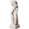 BigBuy Home Scultura etnica 21 x 20 x 75 cm