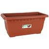 Squares 66107 Vaso Rettangolare da Balcone, Marrone 60 x 30 cm