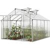GFP Serra Orchidee 5 costruzione in alluminio 256 x 317 cm lastre di policarbonato
