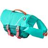 Hurtta ECO Life Salvatore, Giubbotto di salvataggio per cani, pavone, 4,5-9,1 kg