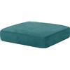CHELZEN Velluto Coprisedile per divano, Copriseduta Divano Elasticizzato, Soft Cuscino Protezione Divano Sedile Lavabile (Grande 1 Posti, Blu Pavone)