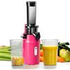 Ventray Ginnie Estrattore Frutta e Verdura - Slow Juicer 60 Giri/Min- Estrattore di Succo con Funzione di Masticazione Inversa, Facile da Pulire, Senza BPA, Cold Press, Spremiagrumi Elettrico, Rosa