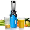 Ventray Ginnie Estrattore Frutta e Verdura - Slow Juicer 60 Giri/Min- Estrattore di Succo con Funzione di Masticazione Inversa, Facile da Pulire, Senza BPA, Cold Press, Spremiagrumi Elettrico, Blu