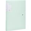 Ehuihuan Portalistino A4 31x23cm, Quaderno Porta Fogli Trasparenti, Cartella Progetti per Presentazioni, Raccoglitore Documenti con 60 Tasche per Ufficio, Casa, Scuola (Verde)