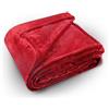 Linder 5074 Coperta Extra Morbida Poliestere Rosso 180 x 220 cm