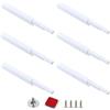 YUOIP® Push Pull per Ante Scrocco magnetico chiusura magnetica Apertura a Pressione Ante Push to Open per l'apertura/chiusura della porta con la semplice pressione di un pulsante (6 Pezzi bianco)