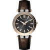 Versace Orologio da polso da uomo V-Race Restyling 42 mm datario cinturino in pelle VE2B00221, cinghia