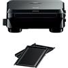 Braun Household Braun SnackMaker 5 SM5001, Sandwich Maker con Piastre Grill Rimovibili, in Alluminio Pressofuso, Piastre Lavabili in Lavastoviglie, 800W, Nero