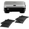 Braun SnackMaker 5 SM5005, Tostapane con Piastre per Sandwich e Cialde, Waffle M