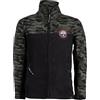 COVERI VIALE MORIN Felpa uomo in pile full zip camuflage, Verde M