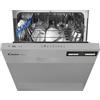 Candy Brava Lavastoviglie da incasso, Con Frontalino, 13 coperti, Classe E, 9 programmi, 46 dB, Connessa, Partenza Ritardata, AxLxP 81,8-89,8 x59,8x55 cm, Inox - CDSN 2D350PX
