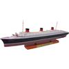 OPO 10 - Replica in Miniatura da Collezione del Famoso transatlantico Le Normandie Scala 1/1250 o 25 cm - Normandie