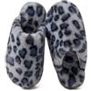 Coswind Pantofole Donna Uomo Invernali Ciabatte Pelose Peluche Calde with Memory Foam Imbottite Casa Antiscivolo Mocassino Scarpe Morbide Comode Unisex Eleganti Ghepardo Grigio 270