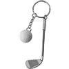DonJordi - Portachiavi con mazza da golf con pallina da golf, idea regalo per tutti i giocatori di golf