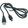 mr!tech® Cavo dati USB CB-USB5/USB6/USB8 per Olympus Pen, Stylus, Tough... (vedi lista!)