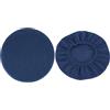 QOZJI 2 PCS Copri Sgabello Rotondo Tessuto di Lusso Diametro 36-40cm, coprisgabello, cuscini rotondi per sedia, Elastico Antirughe Lavabile e Antipolvere (blu scuro)