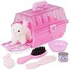 Battat Kit toelettatura Gatti con trasportino e Gattino di Peluche