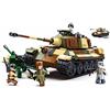 Sluban M38-B0980 Army, Battle Of Budapest, Il Carro Pesante King Tiger/Carro Armato Pesante da Caccia alla Tigre, 930 Pezzi
