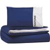 osama home PANTONE™ - Set Copripiumino Matrimoniale Cotone per Piumone Letto Composto da Sacco Copri Piumino 255x200 Patella 40cm + Federe Cuscino Letto 50x80, Parure Copripiumino per Completo Letto Matrimoniale