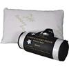 Royalty Comfort Herzberg HG5076BM - Cuscino in memory foam, 50 x 76 cm, 40% viscosa di bambù e 60% di poliestere