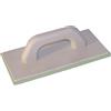 Haromac di plastica Frattazzo 280 x 140 x 10 mm, con rivestimento in caucciù verde, 02206210