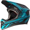 O'NEAL | Casco da Mountain Bike | MTB DH | Secondo lo standard di sicurezza EN1078, aperture di ventilazione per il flusso d'aria e il raffreddamento | Casco Backflip Solid | Adulto | Nero | Taglia XL