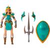 Masters of the Universe Origins - Teela Turtles of Grayskull, action figure snodata con armatura, scudo e accessori, crossover tra MOTU e Tartarughe Ninja, giocattolo per bambini, 6+ anni, HTH15