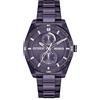 HUGO Orologio Analogico Multifunzione al Quarzo da Donna Collezione #FAST FOR HER con Cinturino in Acciaio Inossidabile Viola - 1540170