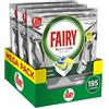 Fairy Pastiglie Lavastoviglie Platinum - 195 Lavaggi - 3 confezioni da 65 lavaggi