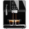 Cecotec Macchina da Caffè Mega automatica Power Matic-ccino 6000 Serie Nera S. 1350 W, Espresso e cappuccino, Sistema di riscaldamento rapido via Thermoblock, 19 bar, ModoAuto per 1 e 2 caffè