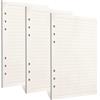 DecorDwell 135 Fogli Ricarica di Carta A5 Formato 6 Fori, Vergini Fogli Mobili Ricarica di Carta per Agenda Filofax A5 Bullet Taccuino da Viaggio, per Appunti, Agende, Planner, Diari, Schizzi (Linea)