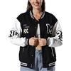 KENAIJING Giacca Varsity da donna Baseball Bomber Vintage Unisex Streetwear Cappotti con patchwork Hipster Utility Jacket Tops