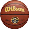 Wilson Pallone da Basket NBA Team Alliance, Con Superficie Pure Feel e Tecnologia Dual Depth, Con Maggiore Stabilità Aerea, Colore: Marrone, Taglia: 7