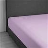Daunen Step Vivacolor Lenzuolo con gli angoli elastici | Violetto 140-160 x 200 cm - matrimoniale