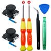 BlueMW 7 in 1 Switch Joycon 3D Joystick Analogico di Ricambio con Kit di Strumenti di Riparazione Ricambi Joycon per Switch/Switch OLED/Switch Lite Joy-con