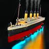 BrickBling Illuminazione a LED compatibile con Lego Creator Expert Titanic Kit 10294 (senza modello), kit di illuminazione fai da te per nave Titanic per 10294 - versione migliorata