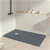 KOES - Piatto Doccia in Resina Serie INDO - 100x140 - Antracite RAL 7016