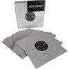 ADCSHOP ADCHOP Bersagli 14 x 14 cm Confezione da 50 pezzi in cartone da 6 gr per tiro al bianco: Airsoft, Aria compressa, Palla pallina. Standard per pratica e competizione.