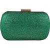 Boutique De FGG Strass Borse da Sera Donne Pochette e Clutch in Cristallo per Feste Borsa da Matrimoni Borsetta da Sposa,Mini,Nero