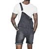 Suncolour Salopette da Uomo in Denim Pantaloncini Casual Jeans Salopette Pantaloncini Pagliaccetto Estate Salopette Corta Tuta