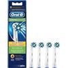 Oral-B Cross Action - Set di 4 testine di ricambio per spazzolino da denti