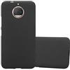 Cadorabo Custodia per Motorola MOTO G5S PLUS in FROST NERO - Morbida Cover Protettiva Sottile di Silicone TPU con Bordo Protezione - Ultra Slim Case Antiurto Gel Back Bumper Guscio