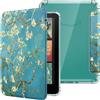 MoKo Custodia per Kindle Paperwhite 12a Gen & Colorsoft 2024,Albi Fior | Cover Leggera con per eBook Reader in TPU Morbido Auto Sveglia/Sonno