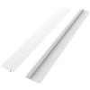 LATRAT 25 Pollici Guarnizione Silicone Gap Cover, Piano di Lavoro Cucina Scafo Silicone, Guarnizione di tenuta, fuoriuscite Tra i controsoffitti, piastre di Cottura, Confezione da 2, Bianco